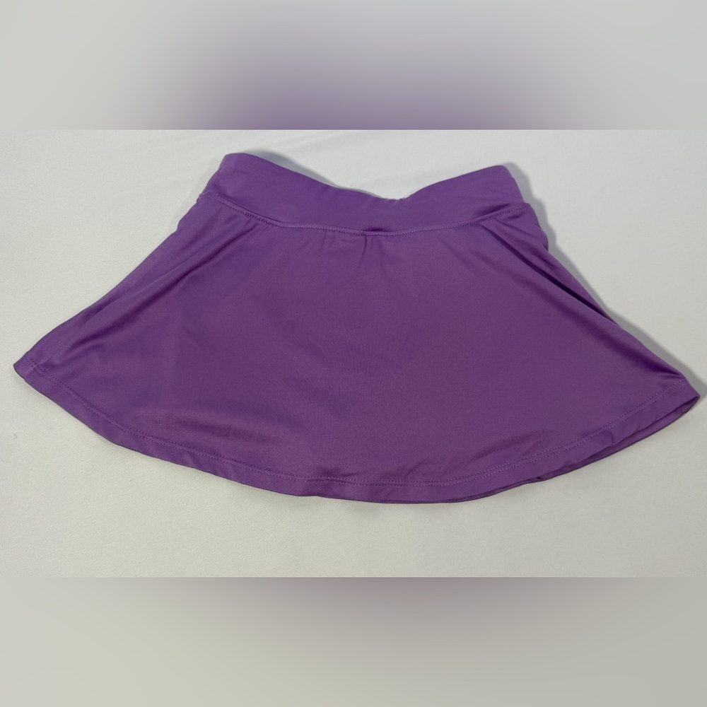 Under Armour Skort Girls Size 4 Purple Skirt Teal Shorts Athletic Active - Picture 4 of 8